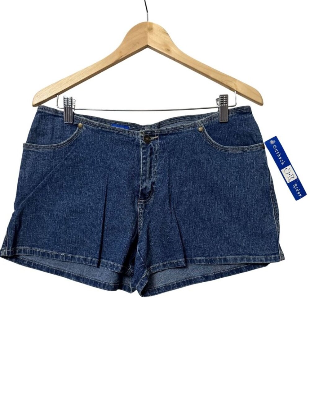 Outback Rider Vintage 90s Y2K Denim Shorts - Size 9 New With Tags